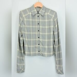 NWT checkered blouse